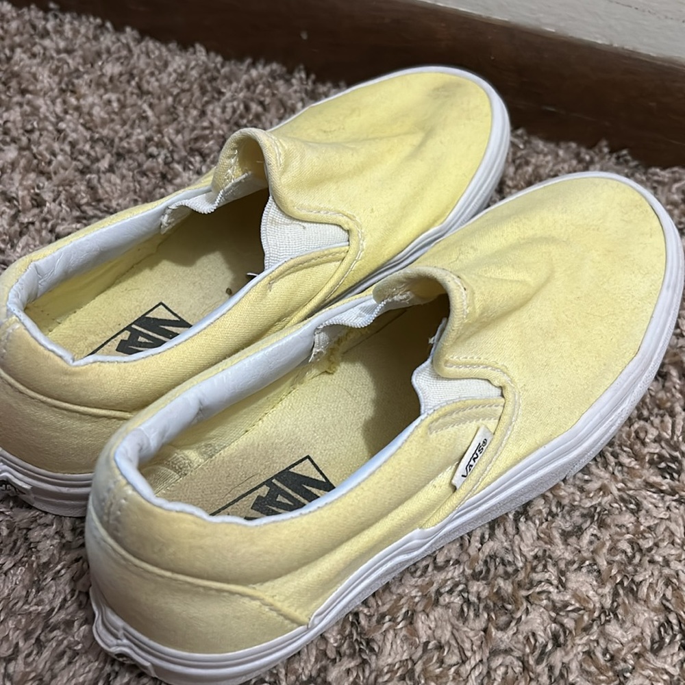 Pastel Yellow Vans - Picture 3 of 3